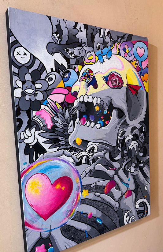 "Dead" vol-2 Original Acrylic Painting On Canvas