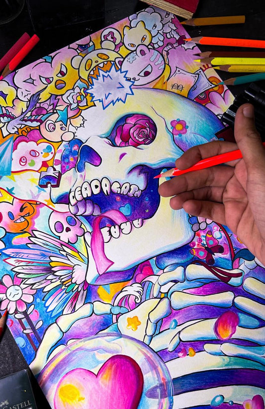 "DEAD!!" Original On Paper
