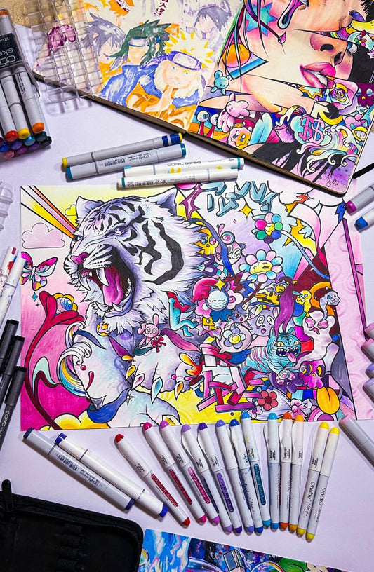 "The Amur Tiger"  Original On Paper