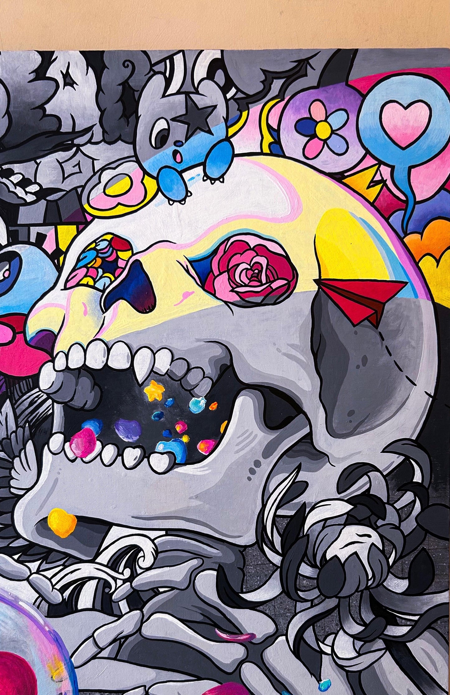 "Dead" vol-2 Original Acrylic Painting On Canvas
