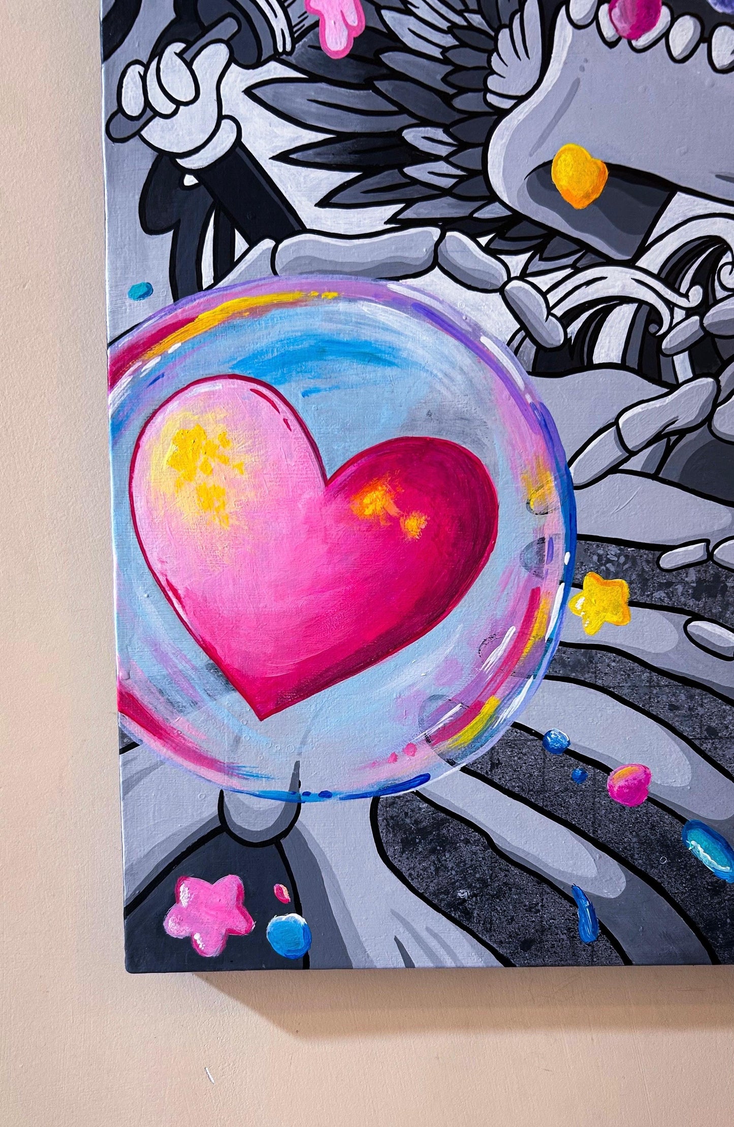 "Dead" vol-2 Original Acrylic Painting On Canvas