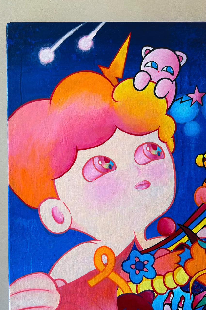 "Fantasy" Original Acrylic Painting On Canvas