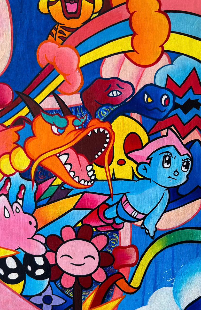 "Fantasy" Original Acrylic Painting On Canvas