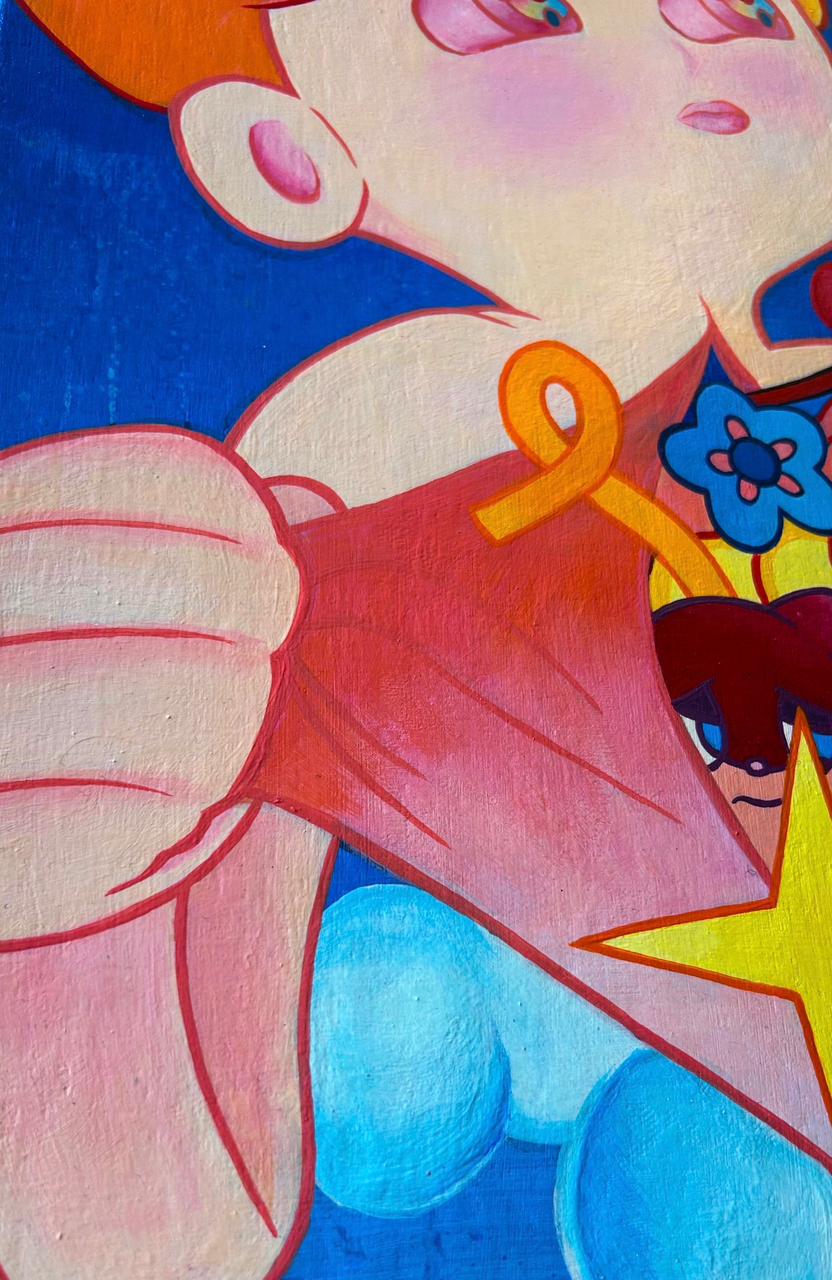 "Fantasy" Original Acrylic Painting On Canvas