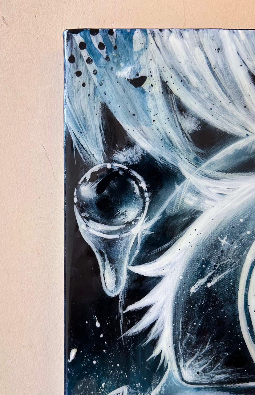 "Ikari" Original Acrylic Painting On Canvas
