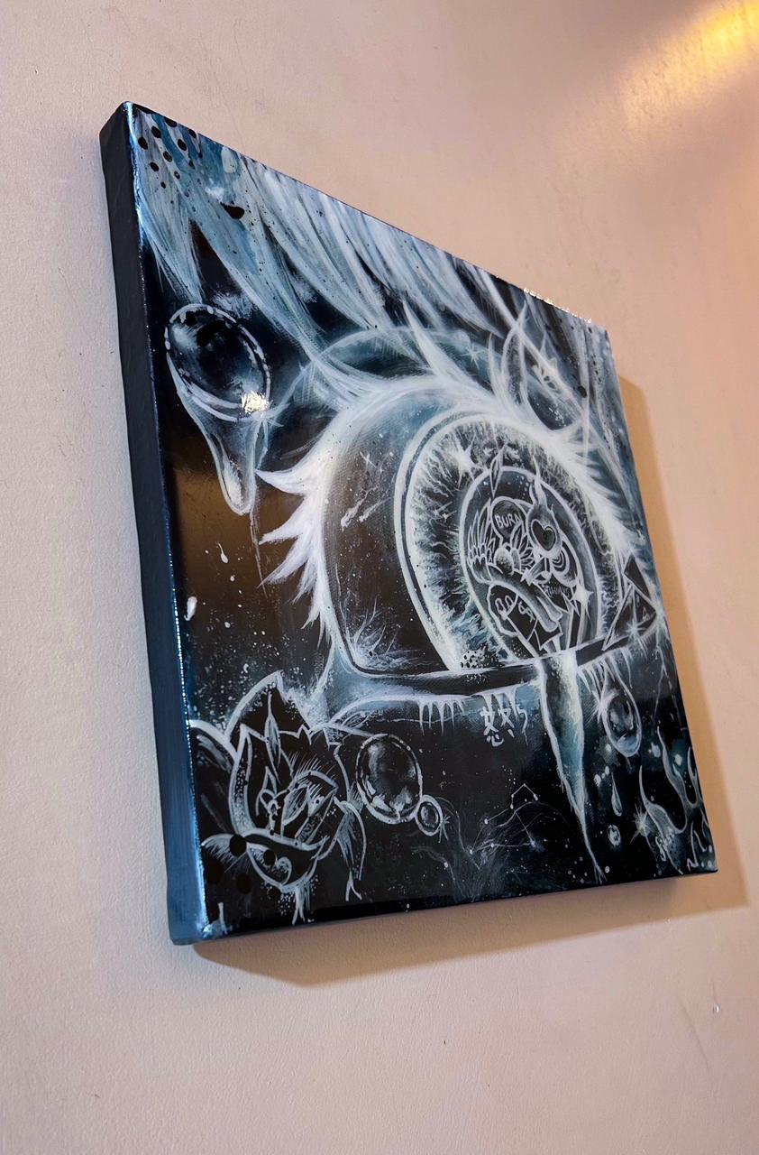 "Ikari" Original Acrylic Painting On Canvas