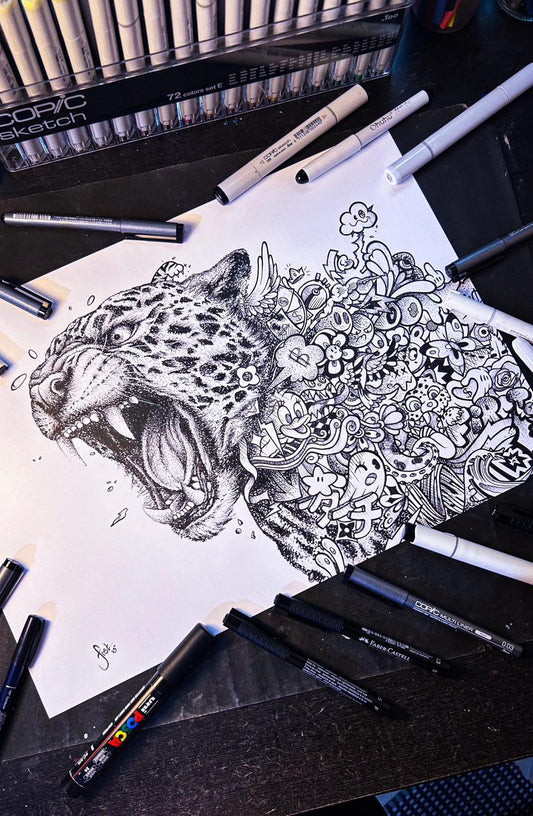 Cheetah-“I can’t roar but I can run” Original On Paper