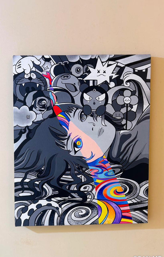 “Lost” Original Acrylic Painting On Canvas