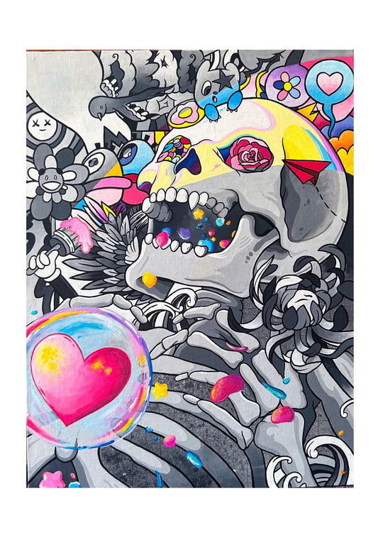 "Dead" vol-2 Original Acrylic Painting On Canvas