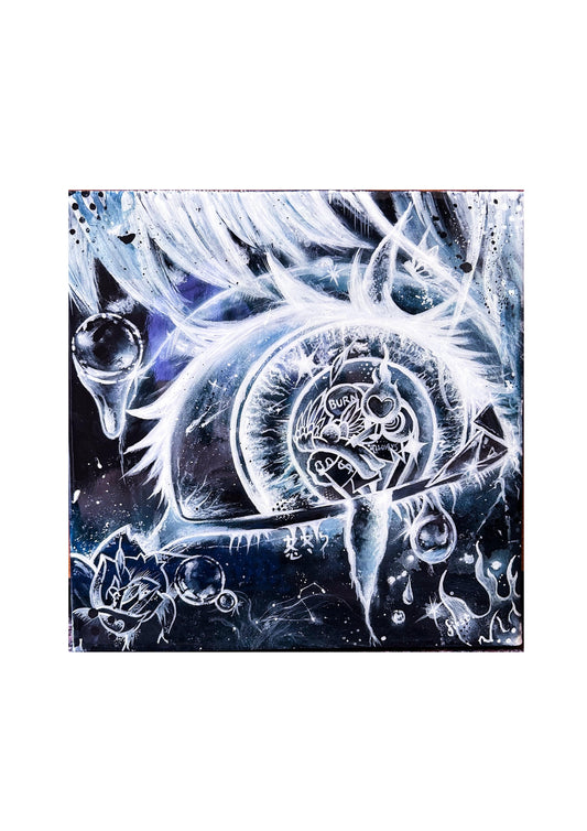 "Ikari" Original Acrylic Painting On Canvas